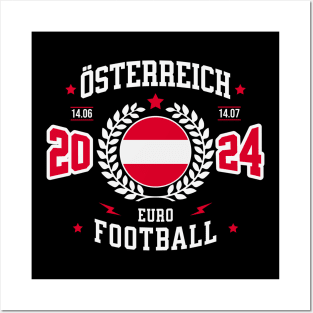 Austria 2024 Football supporter Posters and Art